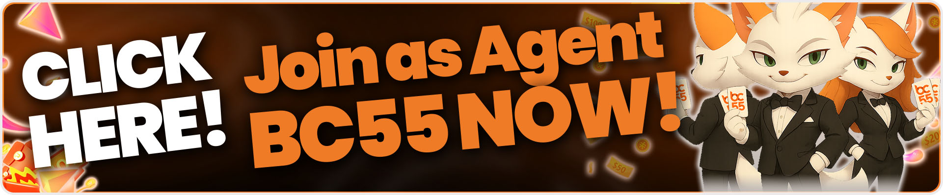 join as bc55 agent now